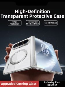 Ambrosi | Shatterproof Transparent Hard Case for Foldable PuraXMax Phone