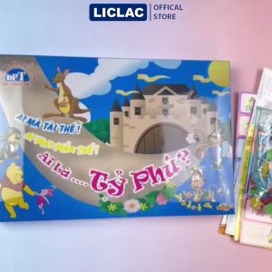 Bộ Cờ Tỷ Phú size Lớn bàn giấy 48cmx48cm Boardgame Ai Là Tỷ Phú chơi cùng bạn bè và gia đình