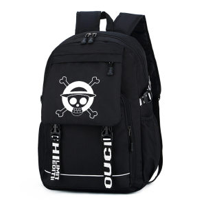 Luffy Anime One Piece Backpack for School Waterproof Packbag Napsack Nylon Large Capacity Knapsack Ruck