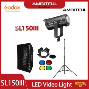 Godox SL150III SL-150W III LED Video Light 150W Bowens Mount Daylight Balanced 5600K 2.4G Wireless X Systemfor Interview