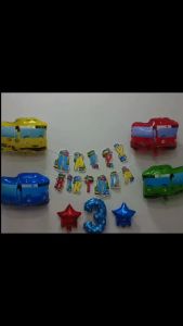 Paket Balon Ulang Tahun Dekorasi anak laki laki karakter Mobil Bus TAYO Set Lengkap Ultah Anak Murah | Hiasan Ultah anak lengkap