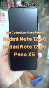 Dán Cường Lực Nano Dẻo Redmi Note 12 4G/5G - Redmi Note 12 Turbo - Poco F5 - Poco X5 (Trong Và Nhám)