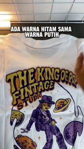 THE KING OF POP WHITE - FINTAGE TEES
