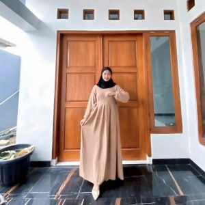 GAMIS WANITA TERBARU / DRESS MAXY KEKINIAN / GAMIS CRINGKEL AIRFLOW / NIKITA GAMIS DRESS TERMURAH