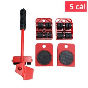 Dụng Cụ Nâng Đồ Nội Thất Hạng Nặng Con Lăn Di Chuyển Bánh Xe ABS Thanh Đẩy Thiết Bị Di Chuyển Dụng Cụ Hỗ Trợ Nâng Dụng Cụ Vận Chuyển Đồ Nội Thất