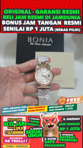 JAM BONIA ORIGINAL - BONIA BNB10550-1616 - Women LA - Stainless Steel - Silver Rose Gold - JAMDUNIA / JAM DUNIA JD18 # JAM TANGAN WANITA JAM WANITA JAM TANGAN ANTI AIR $ JAM TANGAN BONIA BNB10550 1616 BONIA BNB 10550 1616 BONIA BNB105501616 - Lazada