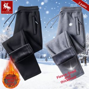 JIFANPAUL | Mens Winter Thickened and Durable Long Pants with Elastic Cuffs