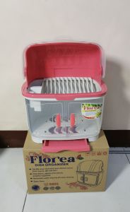 FLOREA Multipurpose Mini Dish Drainer Rack Cabinet #8805