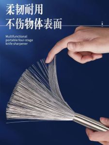 Stainless Steel Wire Kitchen Brush Long Handle Dishwashing Cleaning Scouring Scrubber Tool for Home Use Dining Hall Utensils