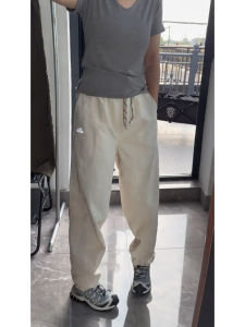 Quần Dài Nam Ice Silk Quick Dry Triangular Mark Summer Thin Micro Cone Climbing Outdoor Hiking Durable Casual Loose Fit