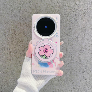 Minimalist Personalized Phone Case with Stand for Vivox200/100Pro S30 Huawei Pura80 Cute Apple 17/16 Soft Shell Reno14 Protective Cover Xiaomi 15