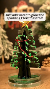 【Mideer👶🏻】Babymommy Science Exploration Magic Crystals Christmas Tree Craft Kit Children Kit Kraf Pokok Krismas Kanak