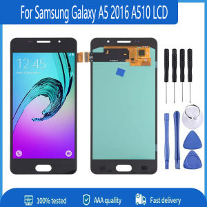 OLED 5.2 LCD For SAMSUNG Galaxy A5 2016 A510 A510F A510M A510FD Display Touch Screen Digitizer Assembly For SAMSUNG A510 LCD