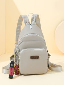 Backpack Female 2024 New Arrival Fashion All-Match Chest Bag Womens Small Backpack Large Capacity Casual Travel Commuter Bag