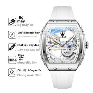 OLEVS | Đồng Hồ Cơ Nam Tự Động Xem Thấu Toàn Phần Chống Nước