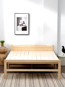 Giường Gấp Gọn Gỗ Thông Đơn Giường 195x80cm - Thiết Kế Tiện Lợi Chất Liệu Chắc Chắn Tiết Kiệm Không Gian