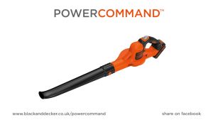 Black and Decker Power Boost Cordless Blower 18V Leaf Blower