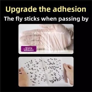 MONLEYTA | Japanese Strong Adhesive Fly Paper Mosquito Trap Professional Farm Use Fly Catching Board Pest Control Stick-On Fly Paper