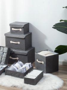 JY035 Minimalist multiple-cell storage box Home storage box Organizer holder Folding Storage Box