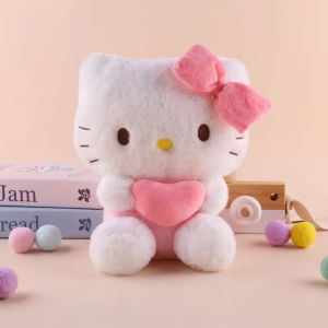 Sanrio | 2026 New Sanrio Strawberry Kuromi & My Melody Plush Pillow Soft Fluffy Stuffed Doll Cute Bedroom Decor Surprise Gift