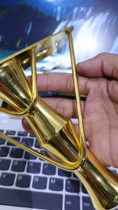 H016D Kaki Sofa Gold 15cm / Kaki Besi Premium / Kaki Sofa Stainless / Sofa Leg / Nakas