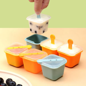 Ice Cube Maker Ice Cube Tray with Lid Cover Ice Cube Mold Ice Cream Moulds for Whiskey Cocktails Fridge