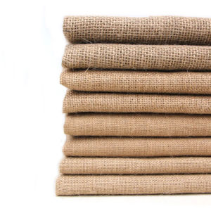 19.6in X 63in Natural Burlap Cloth Mesh Jute Textile Fabric For Bags Placemats Tablecloth Background Decoration DIY Accessories