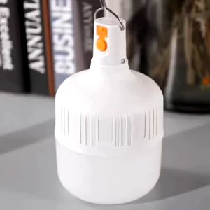 💡หลอดไฟฉุกเฉิน 3000W หลอดไฟ LED พกพา  สว่างจริง ไฟฉุกเฉิน (แบบชาร์จไฟได้)3 โหมด แสงสว่างสูง แสงไฟต่ำ แสงไฟกระพริบ หลอด หลอดไฟแบบชาร์จ หลอดไฟอเนกประสงค์ ฟรีสายชาร์จUSB