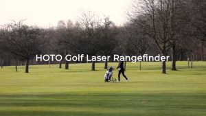 HOTO Golf Laser Rangefinder - 1200-Yard Range 6x Magnification Slope & Flag Lock Quick Feedback