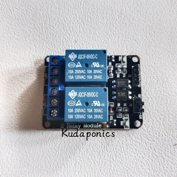 2 Channel Modul Relay 5V 12V High/Low Level Trigger Relay Control ...