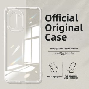 imobile | Ultra-thin Transparent Full Coverage Protective Case for OnePlus Ace 6T