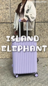 ISLAND ELEPHANT 20/24 inch Suitcase With Cup Holder Luggage 360 ° Rotating Silent Wheel