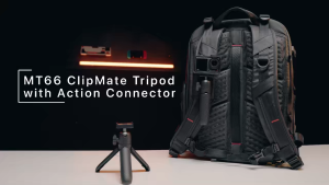 Ulanzi MT66 ClipMate Tripod Selfie Stick Backpack Bag Strap Mount Holder for DJI Osmo 360 / Action 5 4 3 Camera