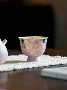 Peony Hand-painted Cup Personal Use