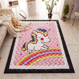 Thickened Washable Nordic Cartoon Baby Crawling Mat Childrens Carpet Home Use Game Mat Easy to Clean Non-Slip Floor Pad