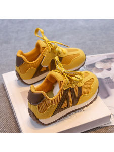 Girls Sports Shoes Breathable Mesh Deqin Low Top Anti-Slip Rubber Sole Comfortable Casual Sneakers for Students And Children