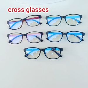 แว่นกรองแสงสีฟ้า เลนส์บลูบล็อค ทรงเหลี่ยม กรอบแว่นดัดงอได้ รหัส CGB17 แถมกล่อง+ผ้าเช็ดเลนส์