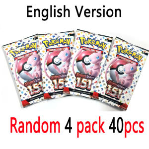 Takara Tomy | 40/360 Pcs Pokemon Card Prismatic 151 Evolutions English Booster Battle Pokemon Card Game Carte Trading Collection Cards