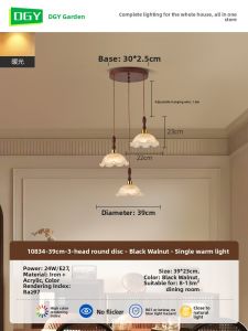 DGY | Vintage French Style Chandelier Aesthetic Atmosphere Light
