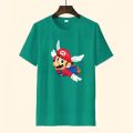 ATASAN KAOS MARIO FLY COWOK CEWEK UNISEX LENGAN PENDEK DEWASA ANAK BISA UNTUK BAJU KEMBARAN KELUARGA. 