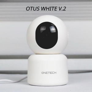OneTech Otus White 2.0 Indoor Security Camera 2MP HD Camera WiFi Night Vision Motion Detection 2Way Audio Phone Control