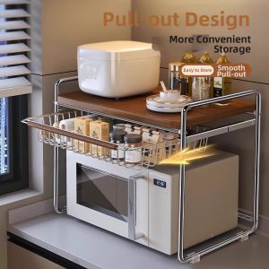 Morotel | Retro Style Multifunctional Appliance Rack Drawer Type