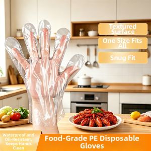 YUHANG | Food Grade Thickened PE Gloves