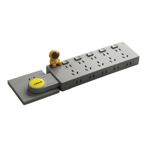 jabra | Wall-mounted Multi-outlet Overload Protection Switch Socket