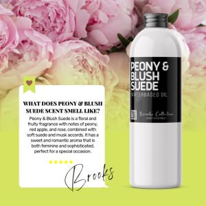 My Home PEONY & BLUSH SUEDE Water-Based Concentrated Water Soluble Diffuser Humidifier Fragrance