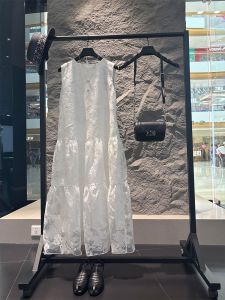 YUFUQING | French Style Round Neck Lace Trim Loose Fit Long Dress Womens Summer New Fashion Elegant Versatile Vest Dress White Color