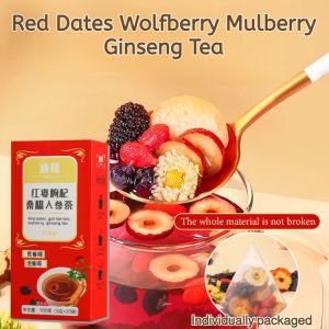 【Restore Kidney Health to 18 Year-Old】Red Dates Wolfberry Mulberry Ginseng Tea Replenishing Complexion Liver-protecting Tea
