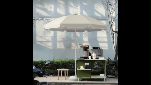 1.8m/2.4m Tiltable Waterproof UPF 50+ Outdoor Umbrella/Parasol for Patio Garden & Beach