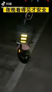 Colorful Reflective Stickers Strip Motorcycle Helmet Warning Safety Mark Rim Shape Safety Reflector Strip Stickers Accessories