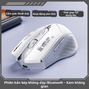 Phụ Kiện Máy Tính Không Dây KUNYI 316 Dual Mode Mechanical Gaming Mouse Wireless Bluetooth Có Thể Sạc Bộ Máy Tính Để Bàn Laptop